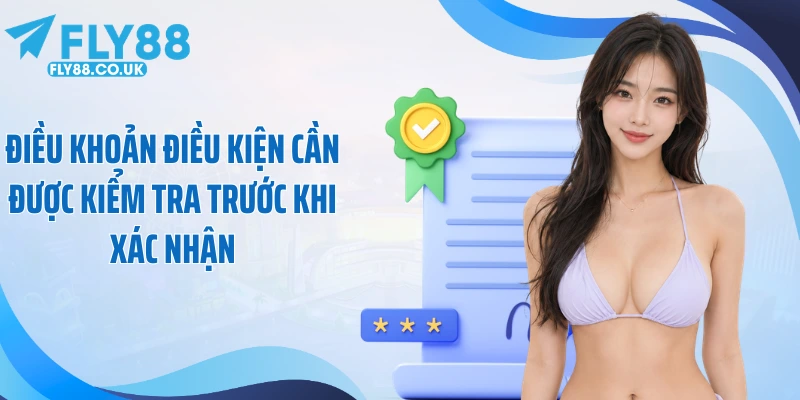 Điều khoản điều kiện cần được kiểm tra trước khi xác nhận